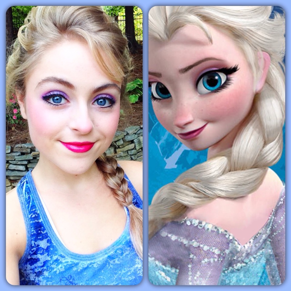 Frozen' makeup ideas