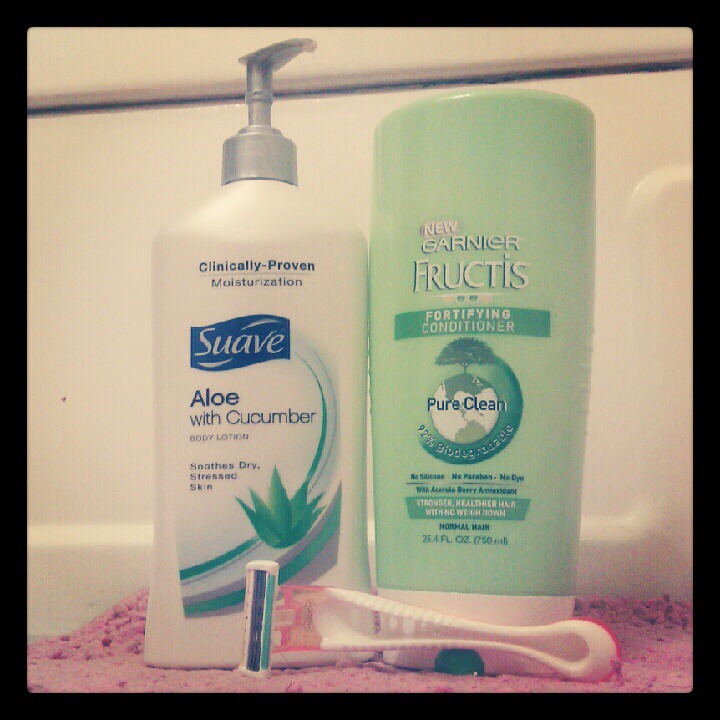 Shaving with lotion works! Musely