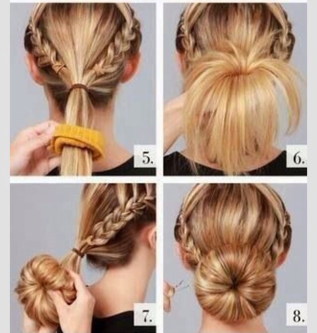 Braid Into Bun Hairstyle By Anita Singh Musely