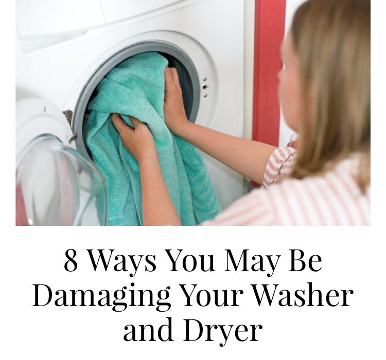 8 Ways You May Be Damaging Your Washer & Dryer Musely