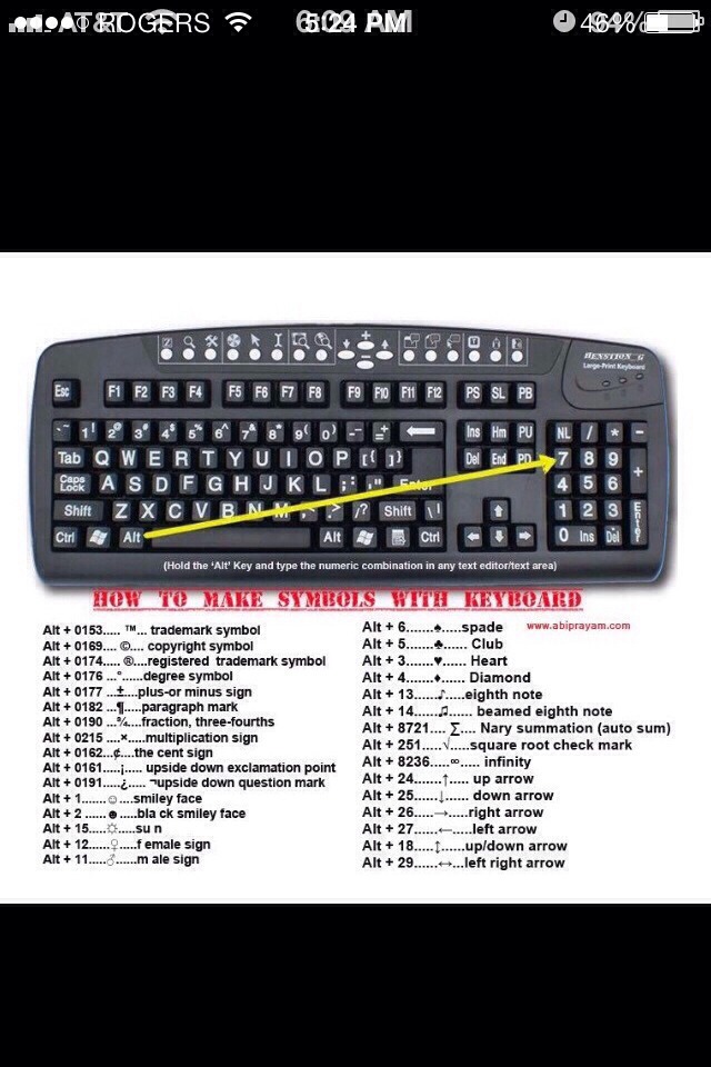 how to type tm symbol
