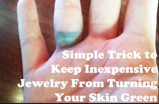 Keep Finger From Turning Green When Wearing A Fake Ring Or