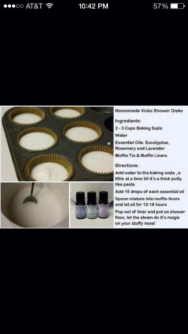 Vicks Vapor Shower Disk DIY Musely