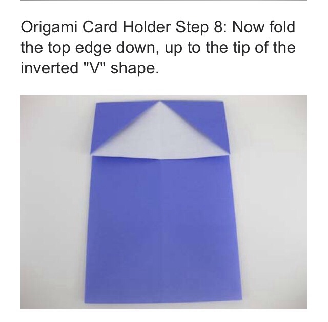 How To Make A Origami Card Holder Musely