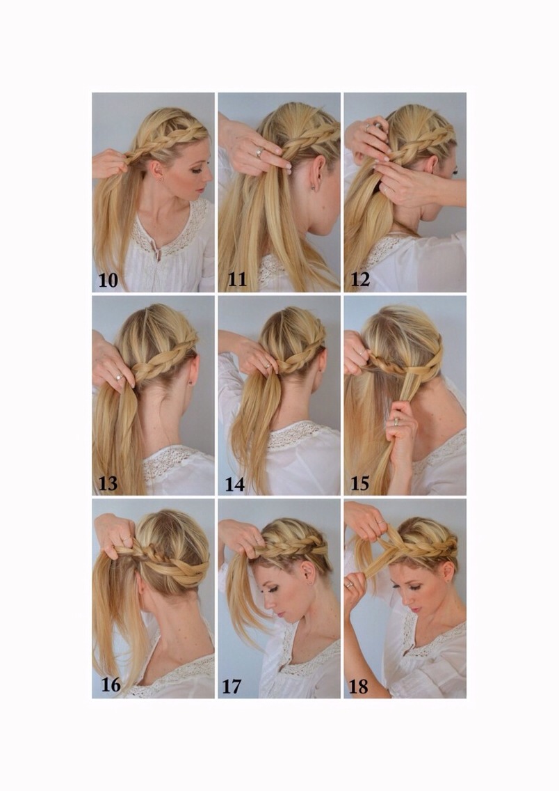How To Do A Crown Braid Musely