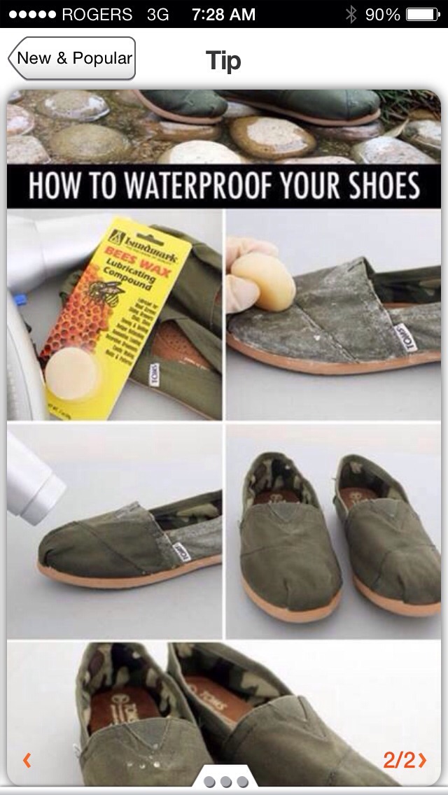 Make Your Shoes WaterProof! Musely
