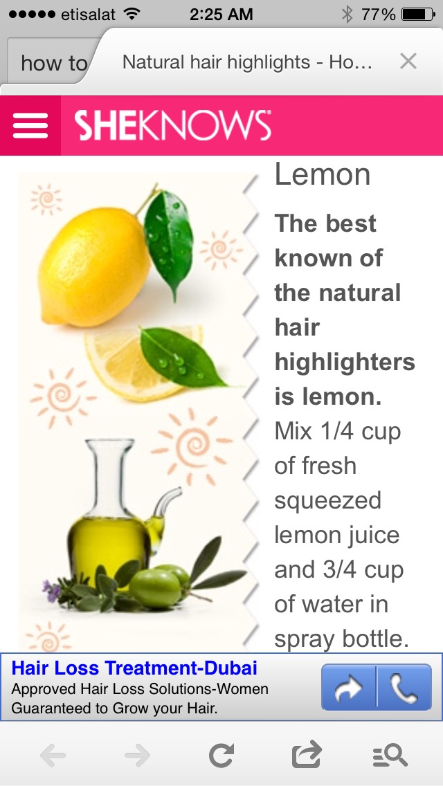 Steps Of How To Dye Your Hair With Lemon Juice Naturally Musely