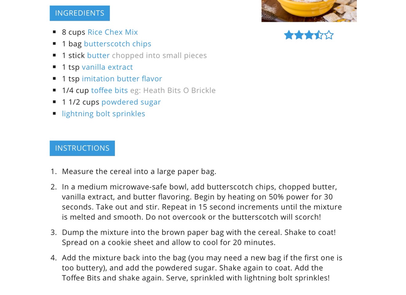 Harry Potter Butterbeer Muddy Buddies Musely