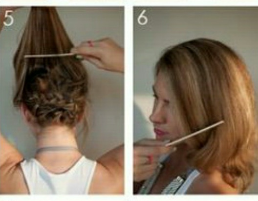 Как из длинных волос сделать короткие без стрижки. Как из длинных волос сделать короткие без стрижки. Фальш каре на длинные волосы. Как сделать длинные волосы короткими без стрижки. Лёгкая причёска на короткие волосы.