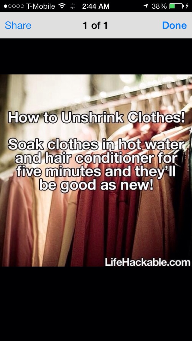 How To UnShrink Your Clothes!!! Musely