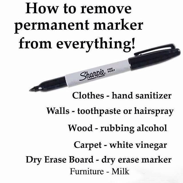 Get Permanent Marker Off Of Anything Musely