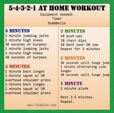 my fitness plan