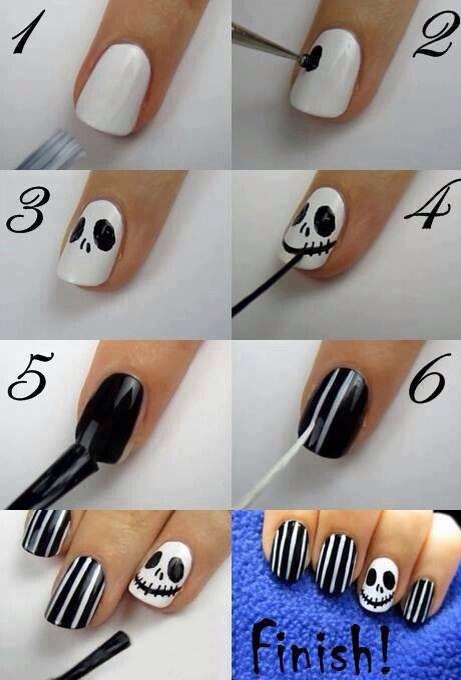nail polish black and