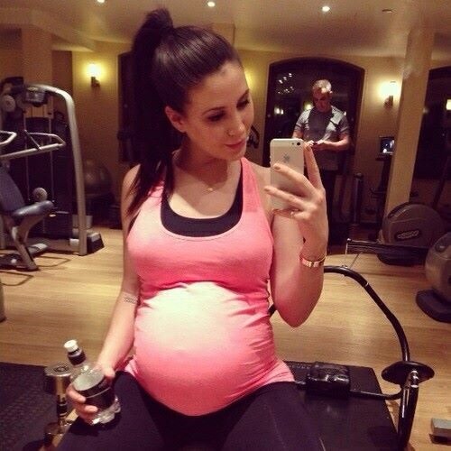Gym titfuck preggo petite