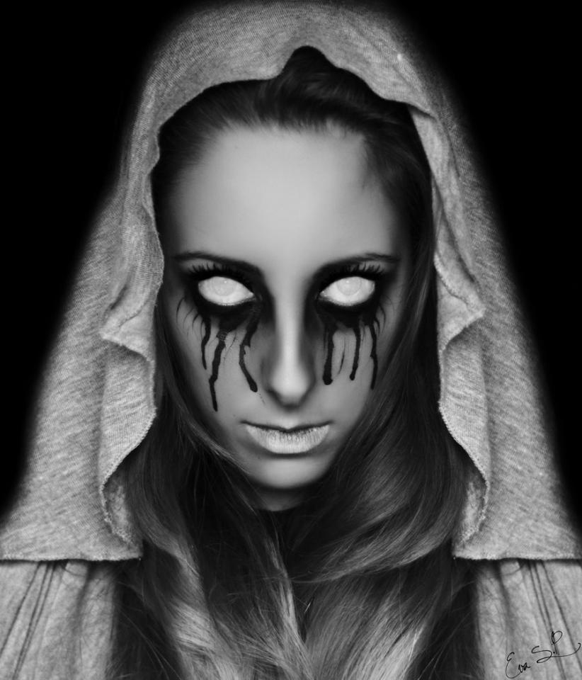 Black And White Halloween Makeup !!!! Musely