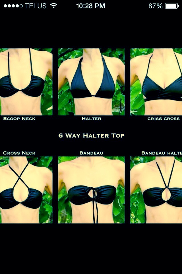 Different Ways To Wear A Bikini Top Musely