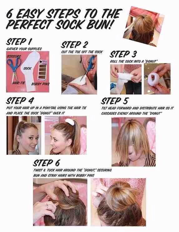 6 Easy Steps To The Perfect Sock Bun By Nicole Musely