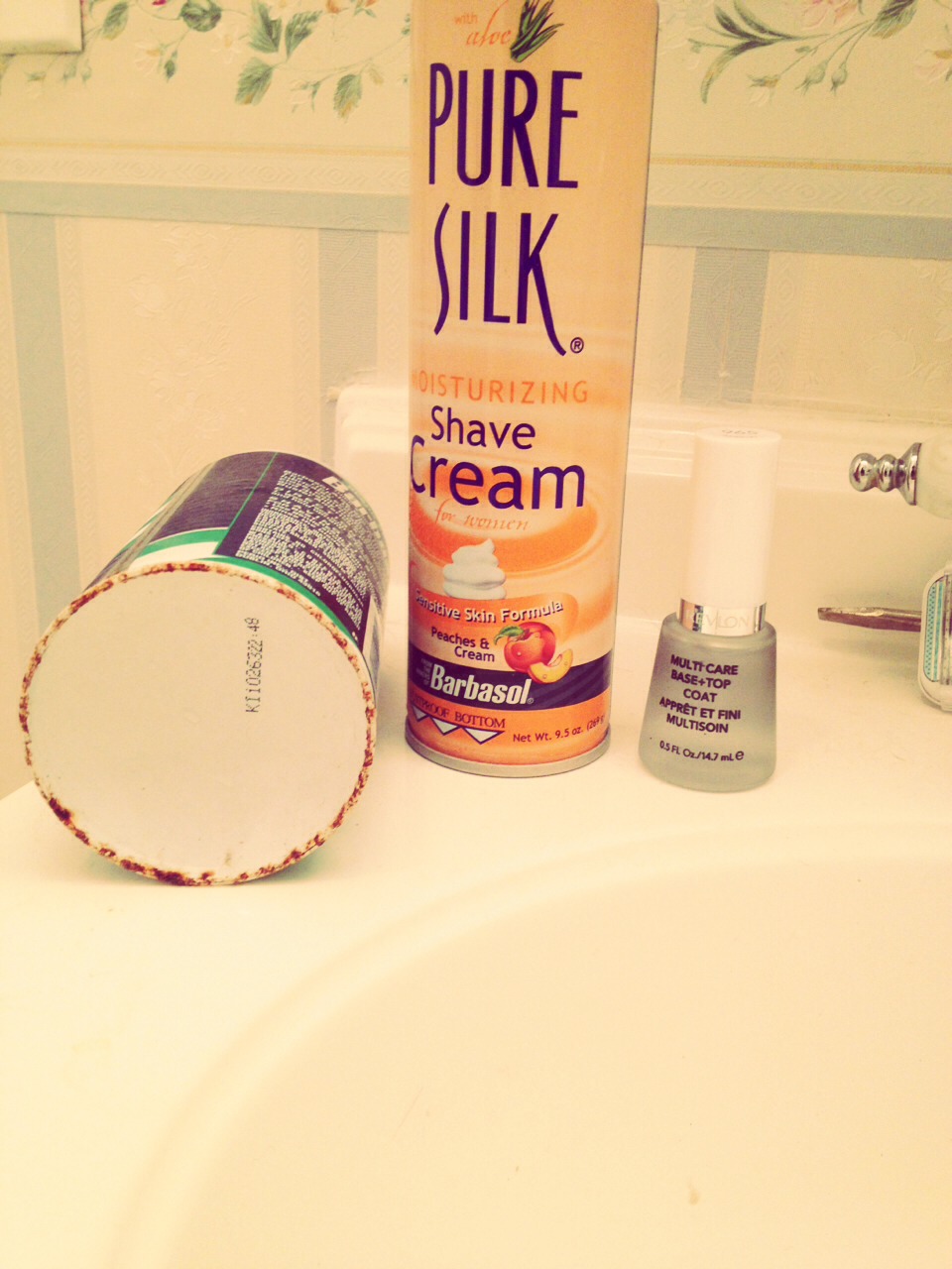 Prevent Rust Rings By Painting The Bottom Of Shaving Cream Cans With