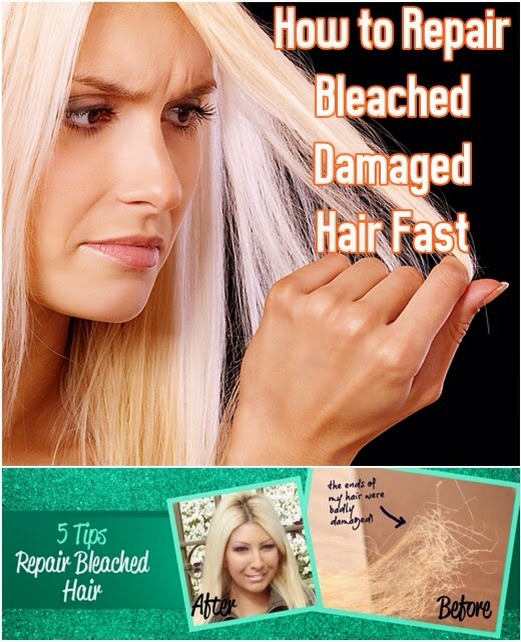 How to straighten damaged bleached outlet hair