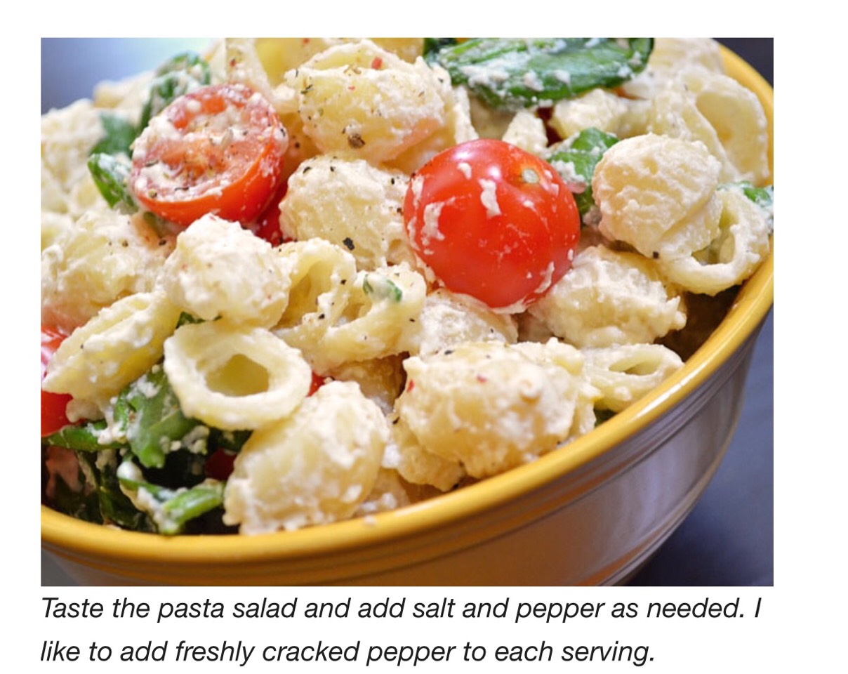 Roasted Garlic Pasta Salad Musely