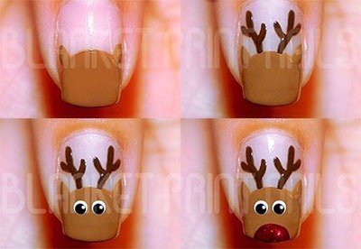 Musely Christmas Nails Step By