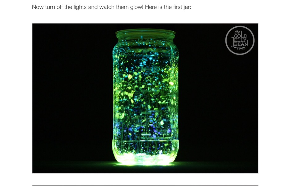 DIY Glow In The Dark Mason Jars Using Glow Sticks Amazing! Musely
