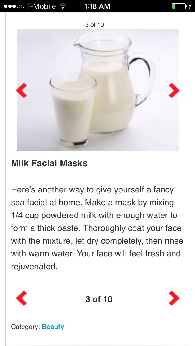 Milk Face Mask Musely
