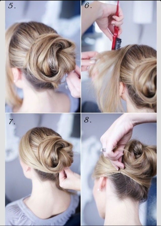 Easy Wrap Up Hair Bun By Stephi Vera Musely
