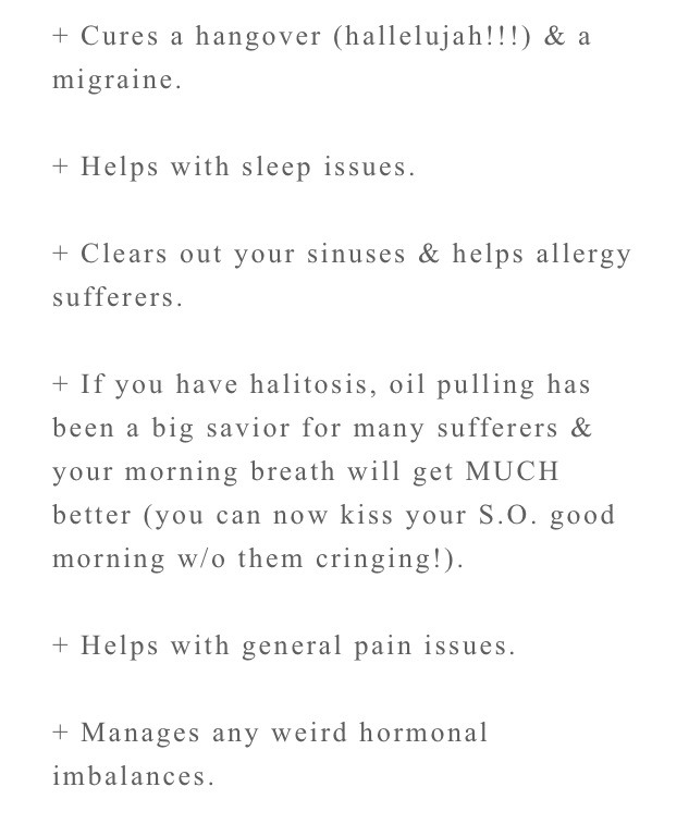 Oil Pulling Method For Good Health. Try It & You'll Be Hooked! Musely