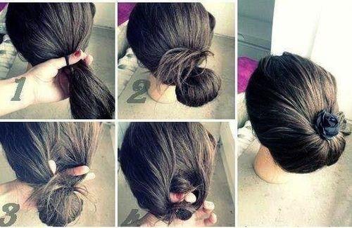 Low Bun With Bow By Migdalia Milagros Romero Doger Musely