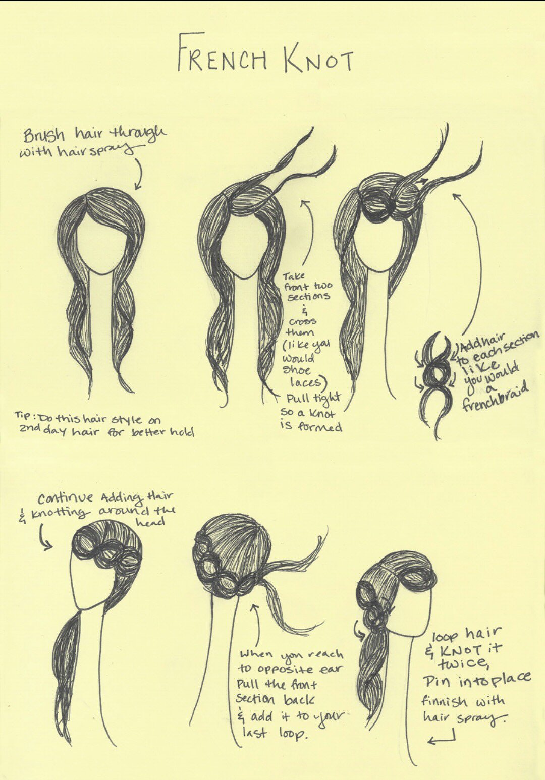 how to french knot Musely