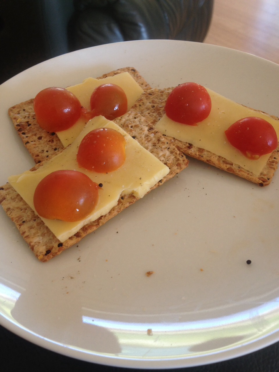 Healthy Snack For Any Time Of The Day Vita Wheat Crackers,cheeses And