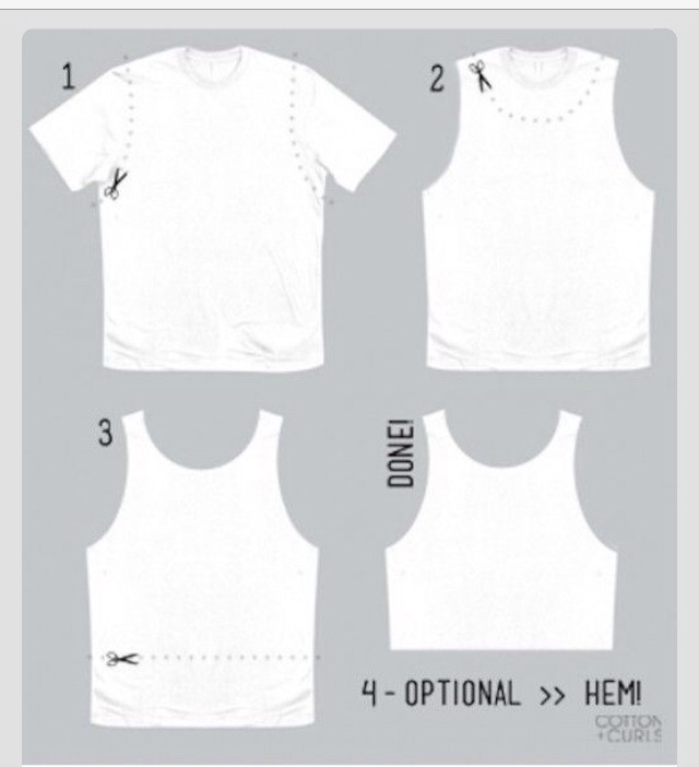DIY Crop Top Outline Musely