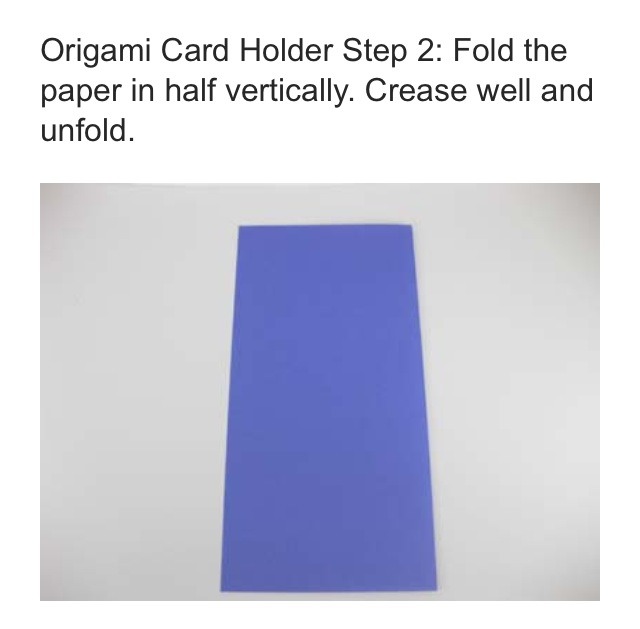How To Make A Origami Card Holder Musely