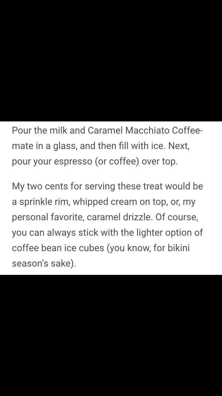 SIMPLE ICED CARAMEL MACCHIATO RECIPE 🍶🍹 Musely