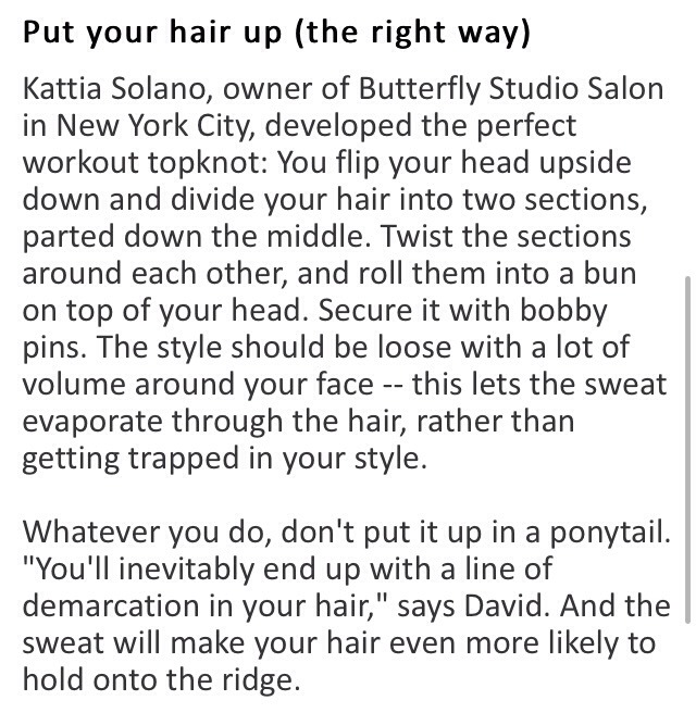 How To Keep Your Hair Straight While Working Out By Sitara B Musely