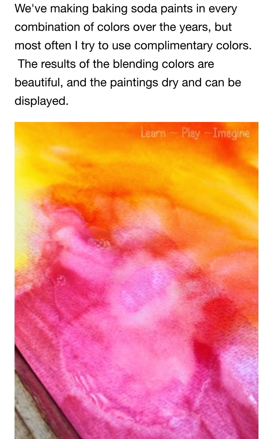 2 Ingredients Baking Soda Paint. 😍 Musely