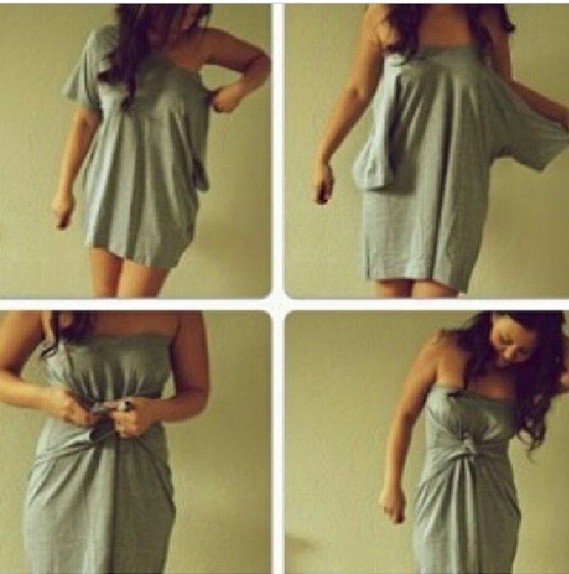 DIY Fashion: T-shirt dress | DIY Ideas | Pinterest | DIY fashion ...