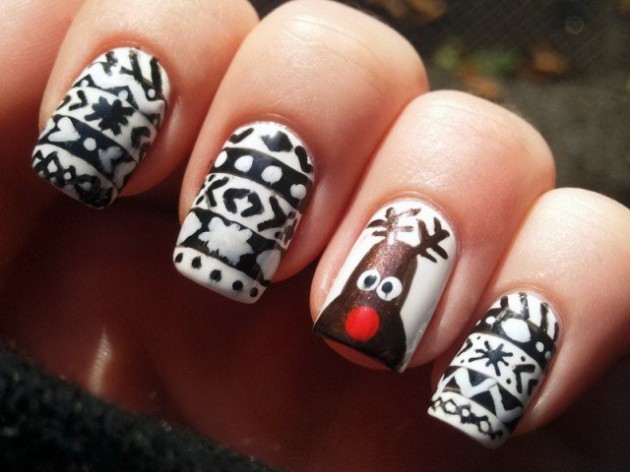 Cute Christmas nails ideas - Musely