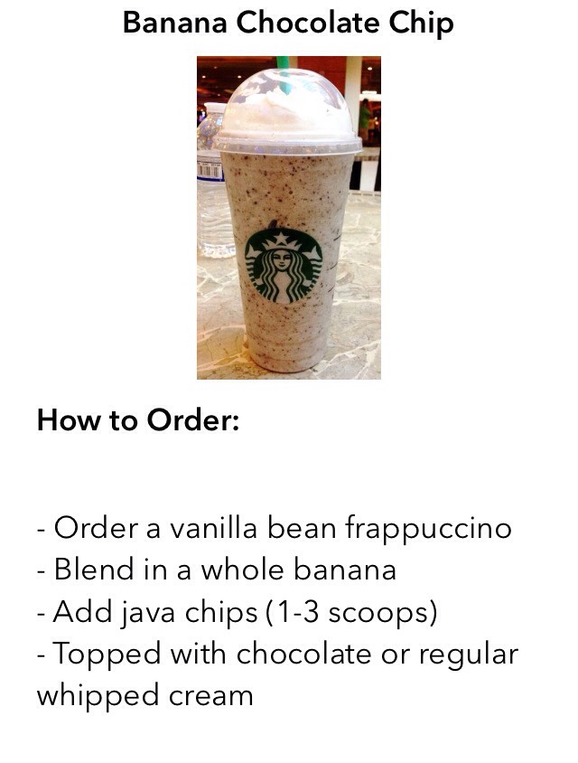 Secret starbucks recipe