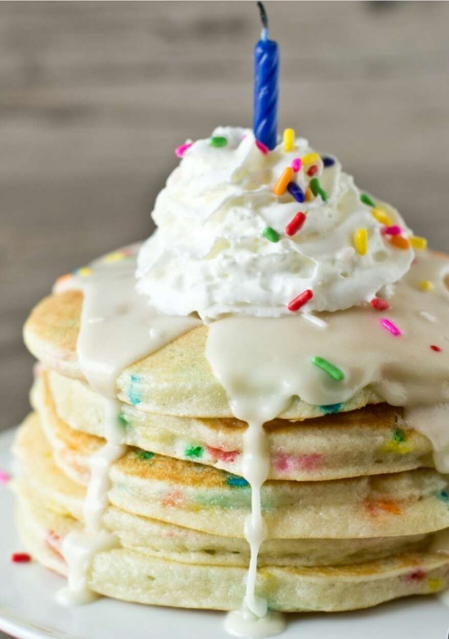 Birthday Cake Pancakes! Musely
