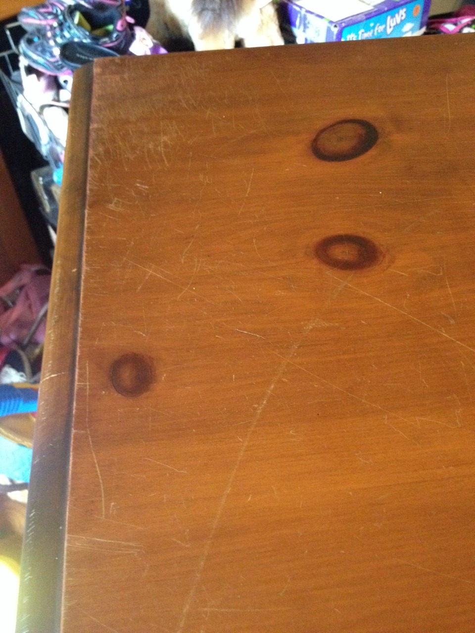 Quick Easy Fix For An Old Scratched Up Dresser No Sanding Or Waiting