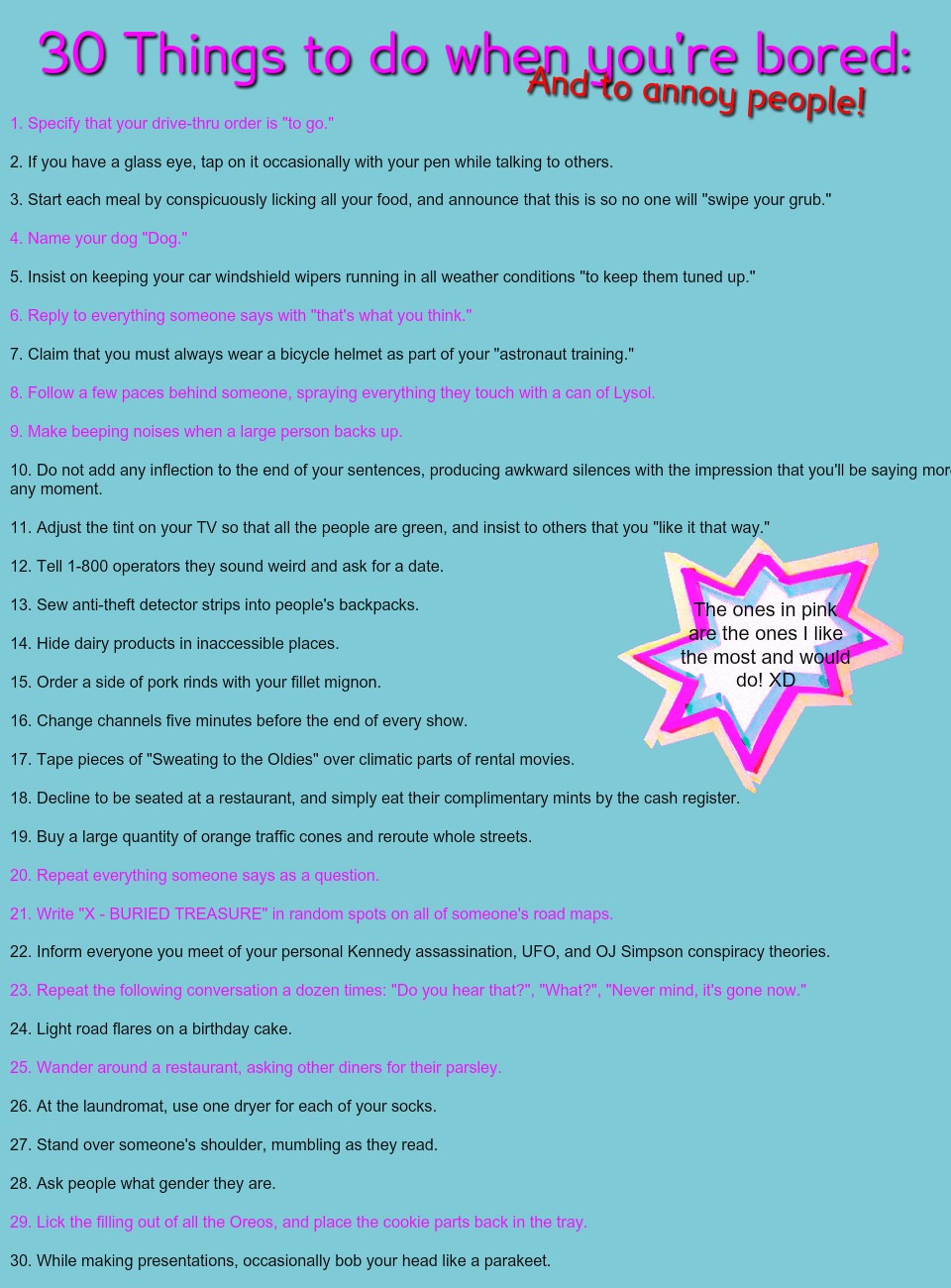 What To Do When You Are 30 What To Do When You Are 30