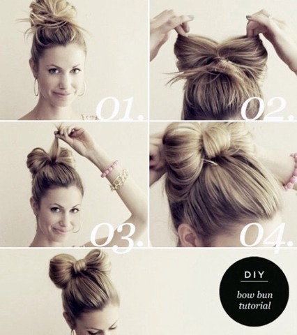 Quick And Easy Bow Bun Tutorial By Ally Burt Musely