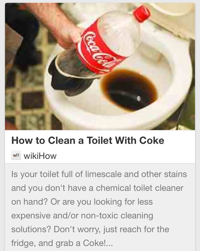 How To Clean A Toilet With Coke Musely