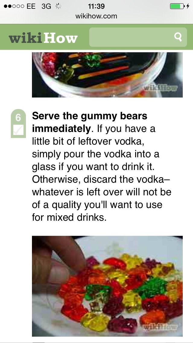 How To Make Vodka Jelly Gummy Bears From Haribo Sweets Musely