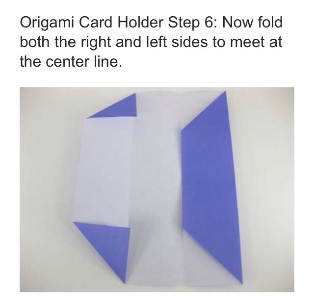 How To Make A Origami Card Holder Musely
