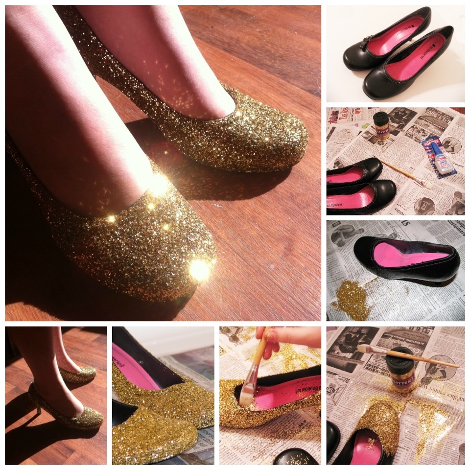 Diy Shoes Glitter Please Like By Laura Nguyen Musely
