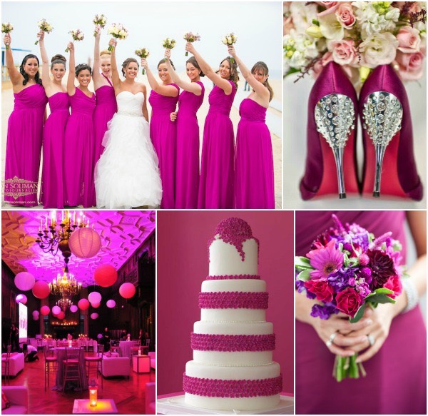 Musely For A Diffe Wedding Experience Try Bold Hot Pink And The Table Setting Should Be