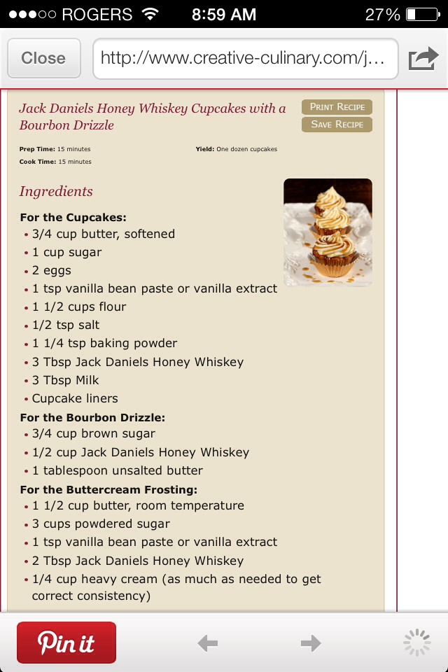 Jack Daniels Honey Whiskey Cupcake Recipe Dandk Organizer